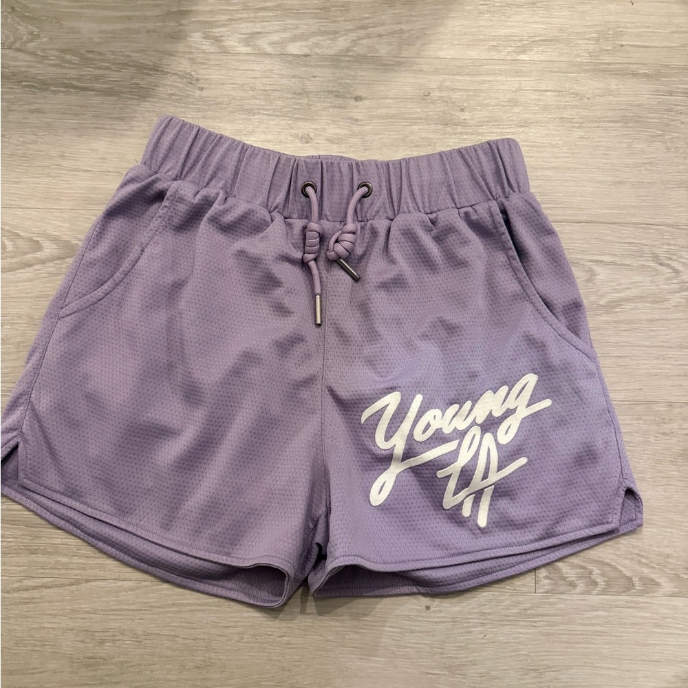 YoungLA Men's Athletic Shorts in Lavender